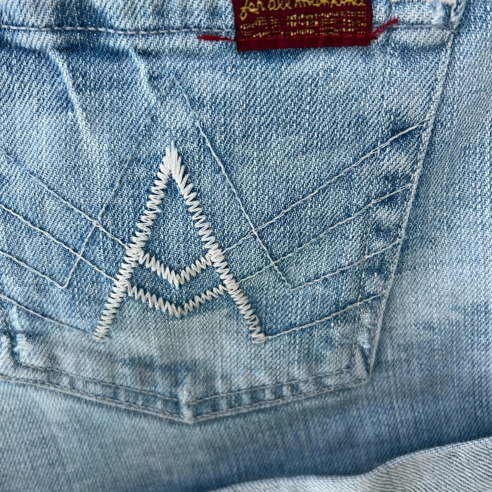 Mid Rise Denim Jeans Short 7 For All Mankind size 26 - Picture 7 of 10